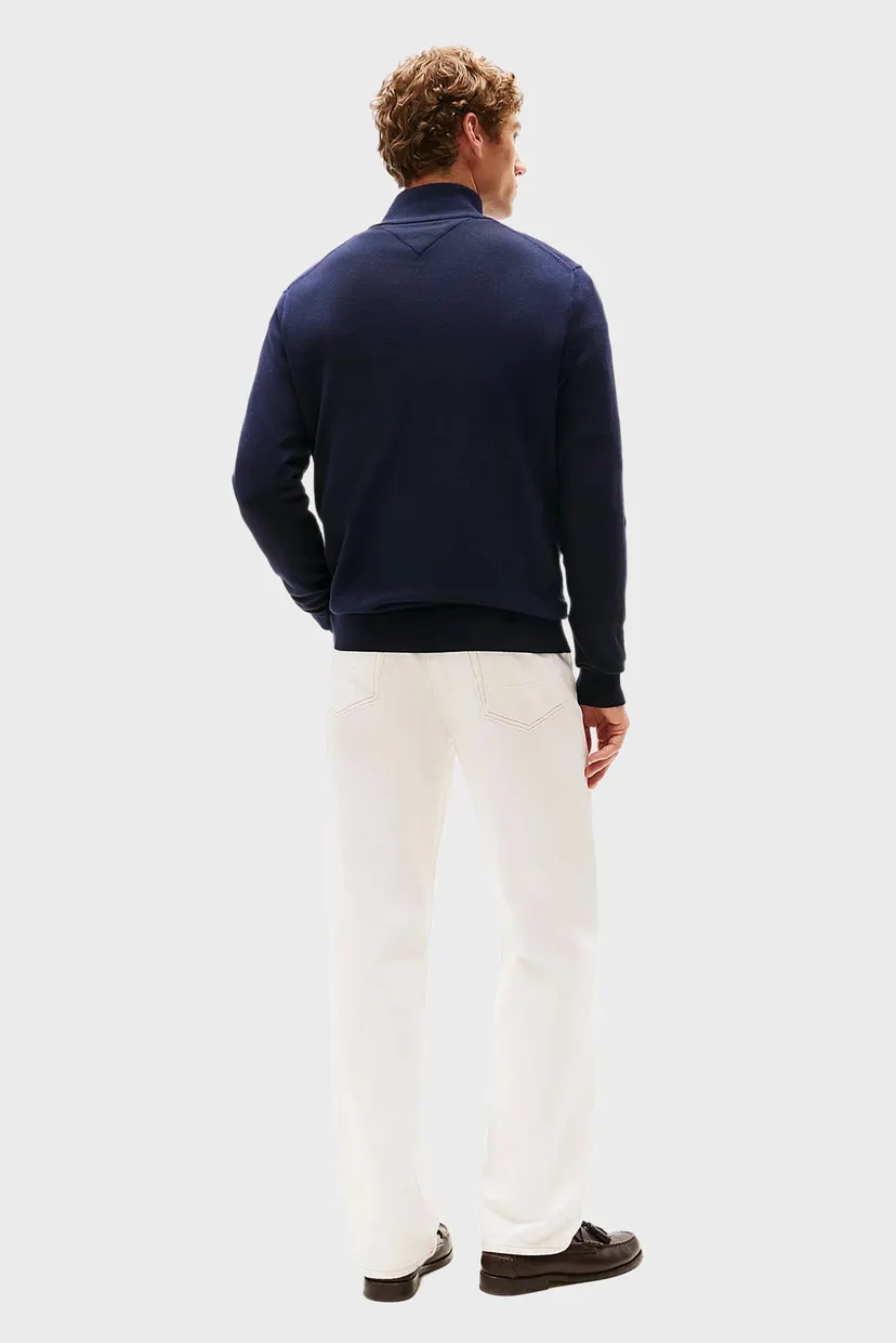 Свитер/ESSENTIAL COTTON ZIP MOCK 3