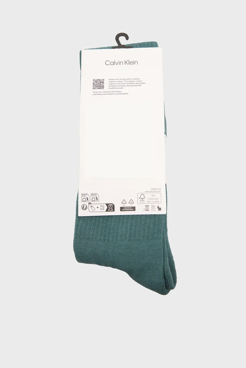 Носки CKJ MEN SOCK 2P MONOGRAM 3