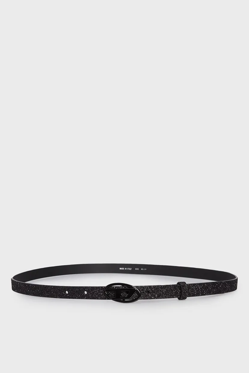 Женский черный ремень OVAL D LOGO B-1DR 15 BELT 3