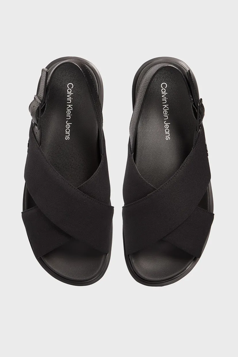 Мужские черные сандалии FLAT MOLDED CRXS SLING SANDAL CV 4