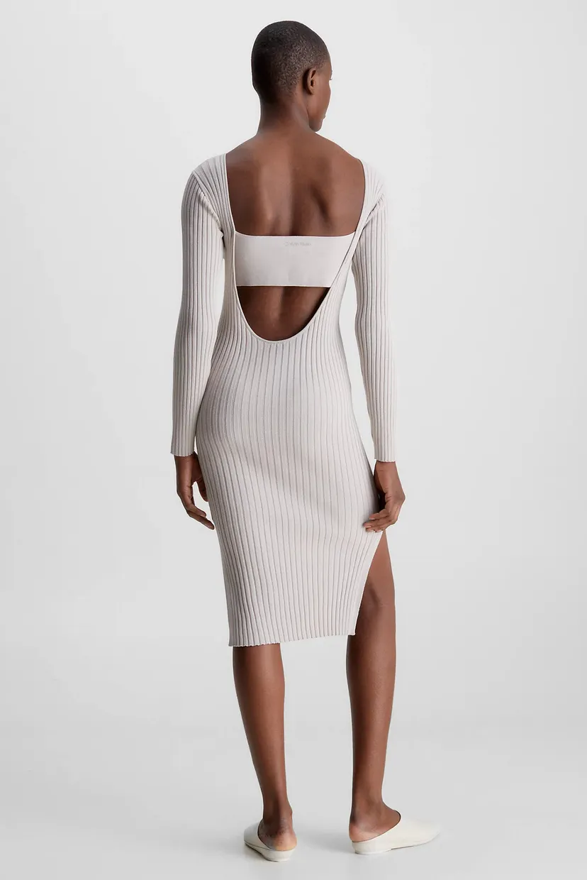 Платье ICONIC RIB OPEN BACK DRESS 7