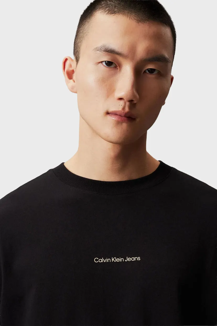 Мужской черный лонгслив MULTI GRAPHIC LS TEE 4