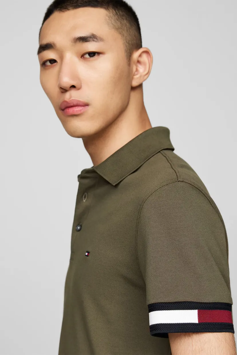 Поло FLAG CUFF SLIM FIT POLO 3