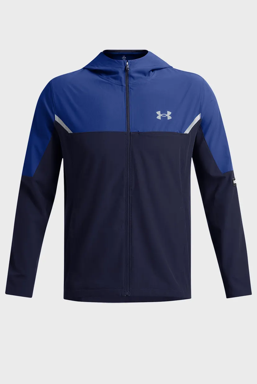 Мужская темно-синяя ветровка Vanish Woven Utility Jacket 4