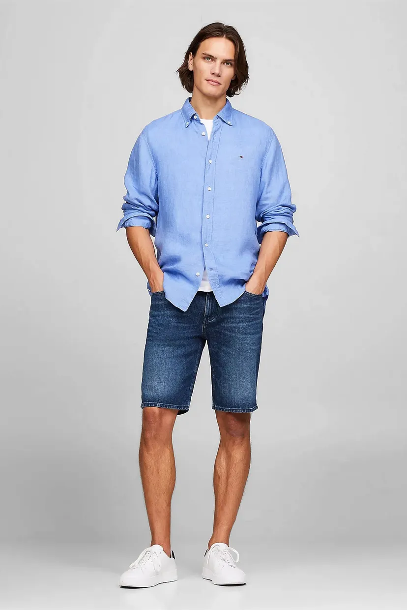 Мужские темно-синие джинсовые шорты BROOKLYN SHORT STR VENICE BLUE 1