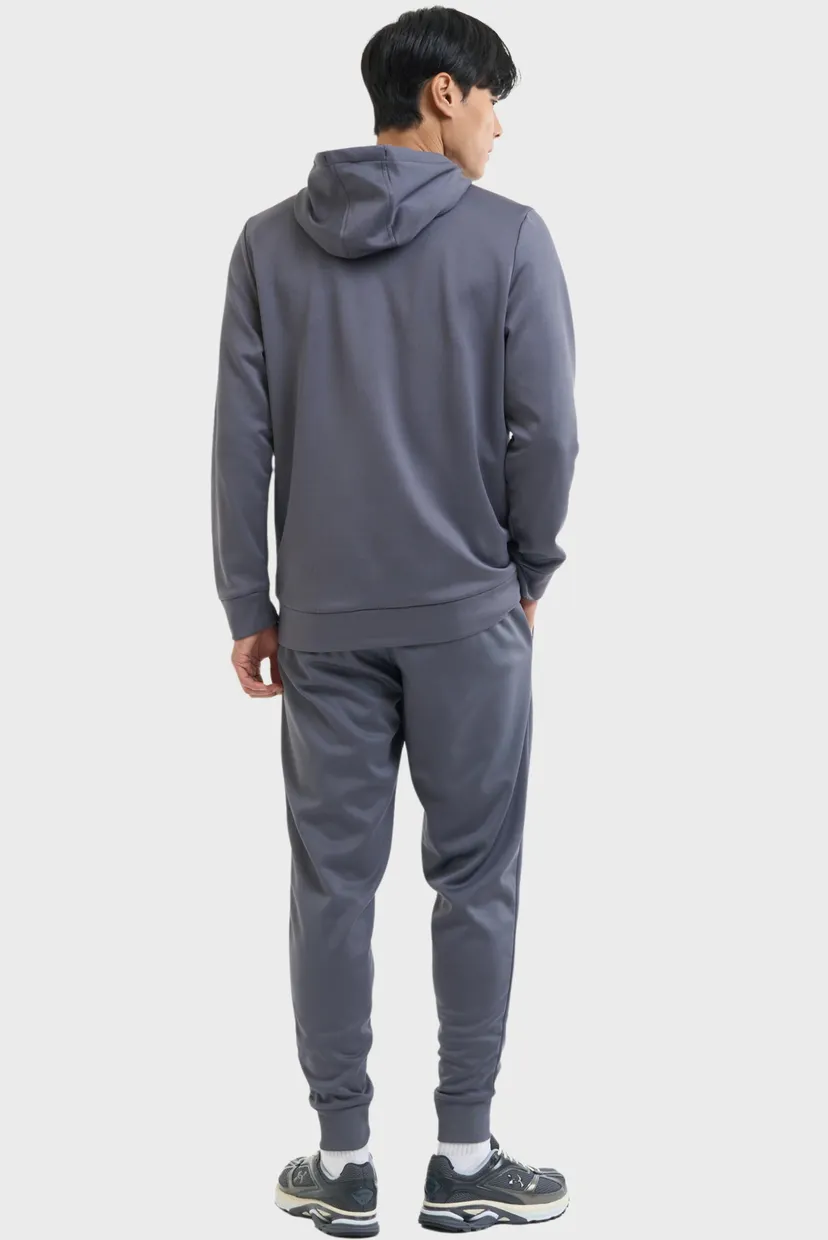Мужское серое худи UA Armour Fleece Hoodie 4