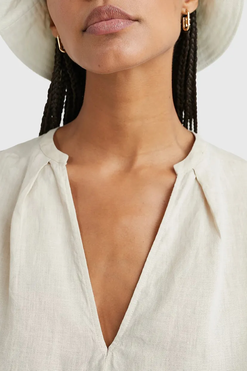 Платье LINEN SLEEVELESS SHORT DRESS 4