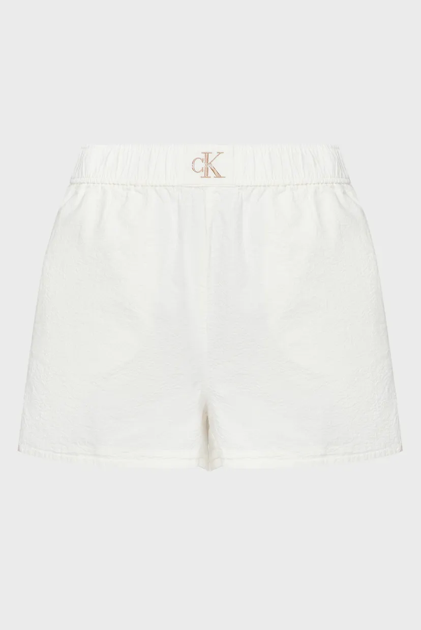 Женские белые шорты SEERSUCKER RELAXED SHORTS 9