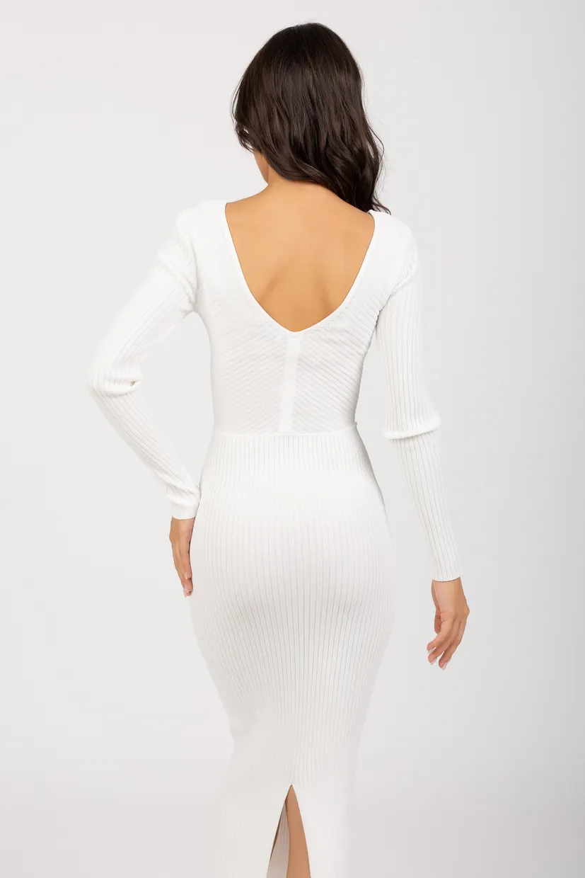 Платье ICONIC RIB CUT OUT MIDI DRESS 3