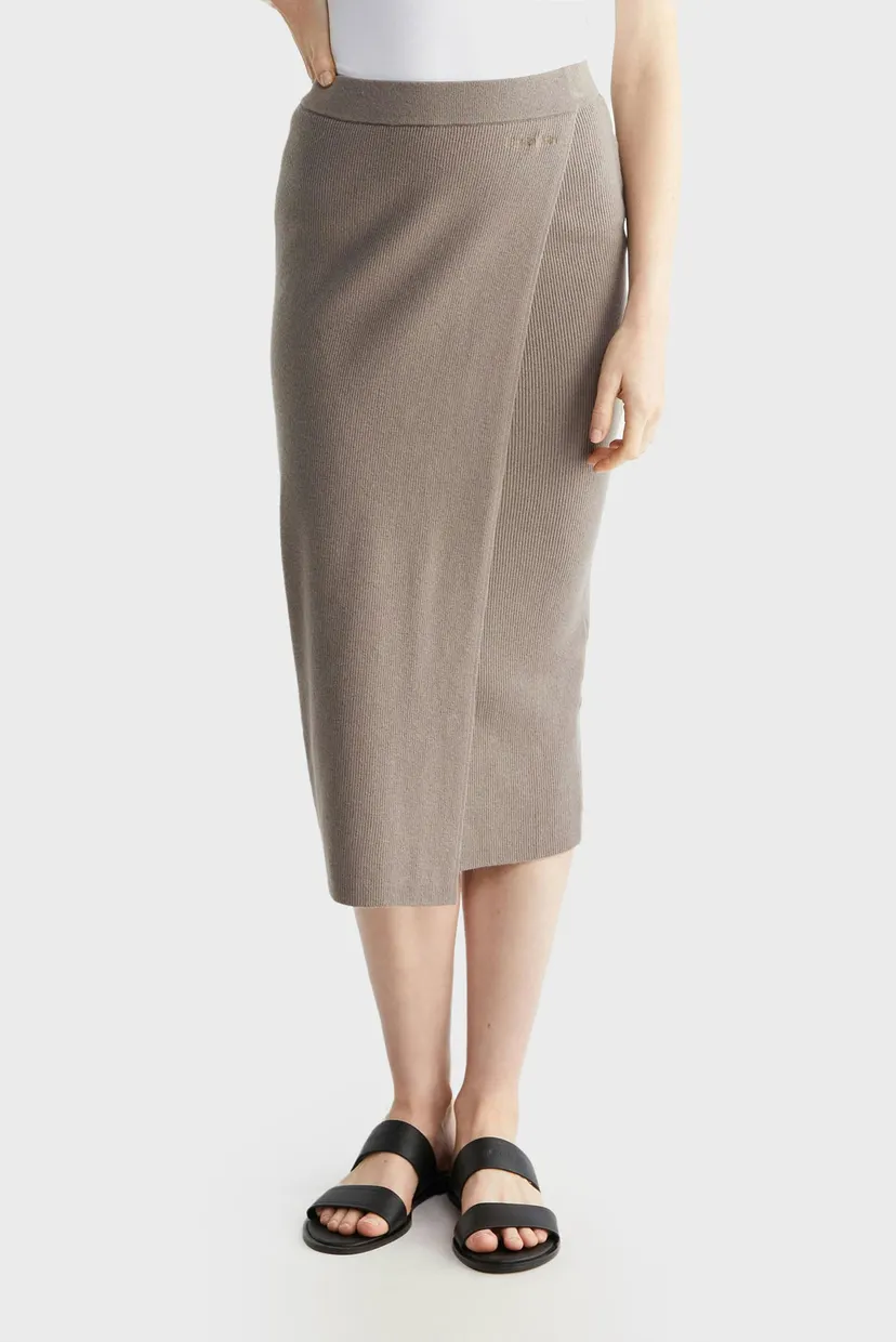 Юбка RIB FITTED SKIRT 4