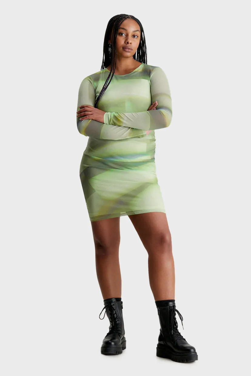 Платье ILLUMINATED AOP MESH DRESS 3