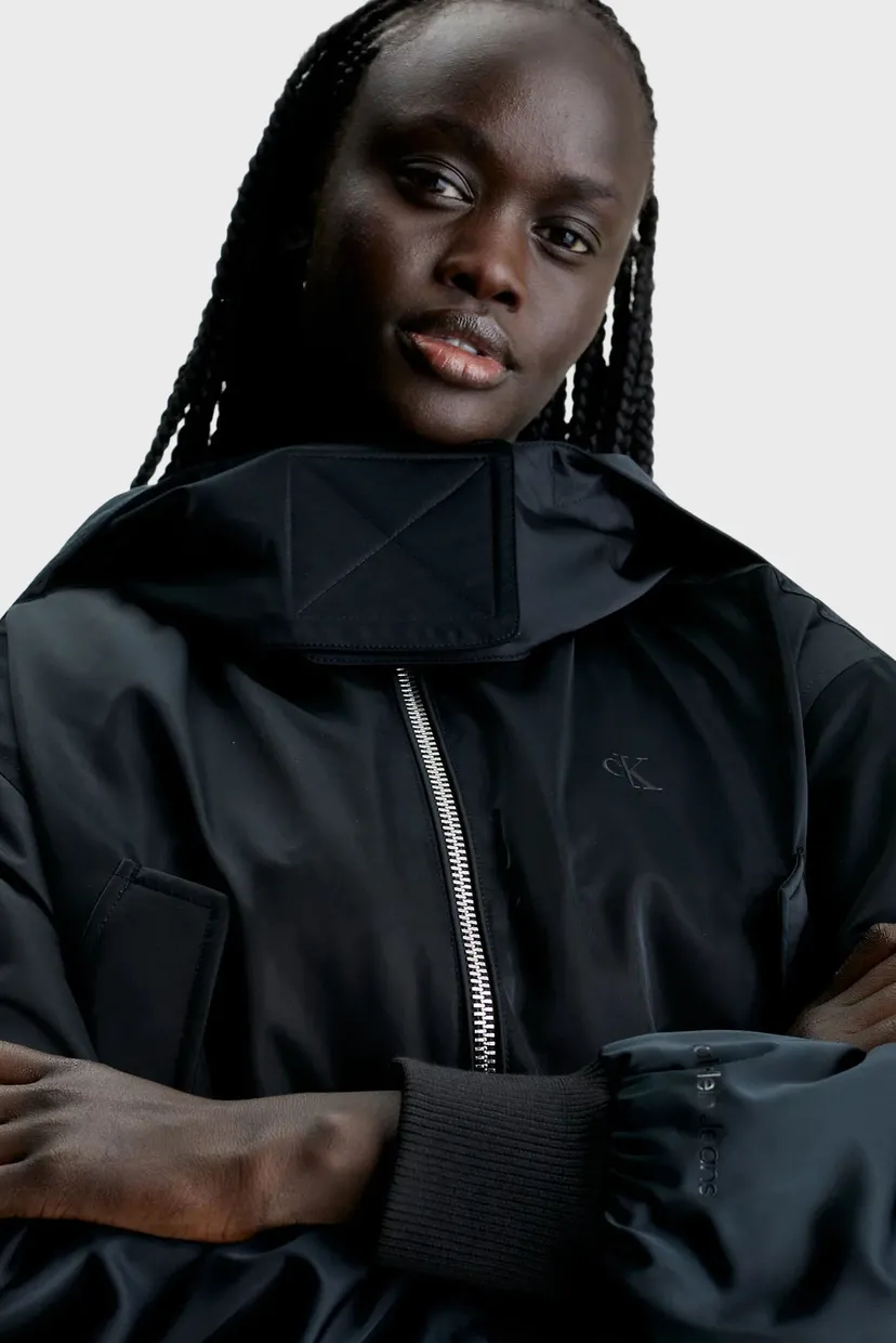 Черный бомбер 3-IN-1 HOODED BOMBER 10