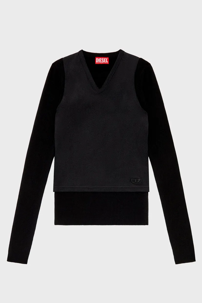 Женский черный  джемпер ROSEL MAGLIA 5