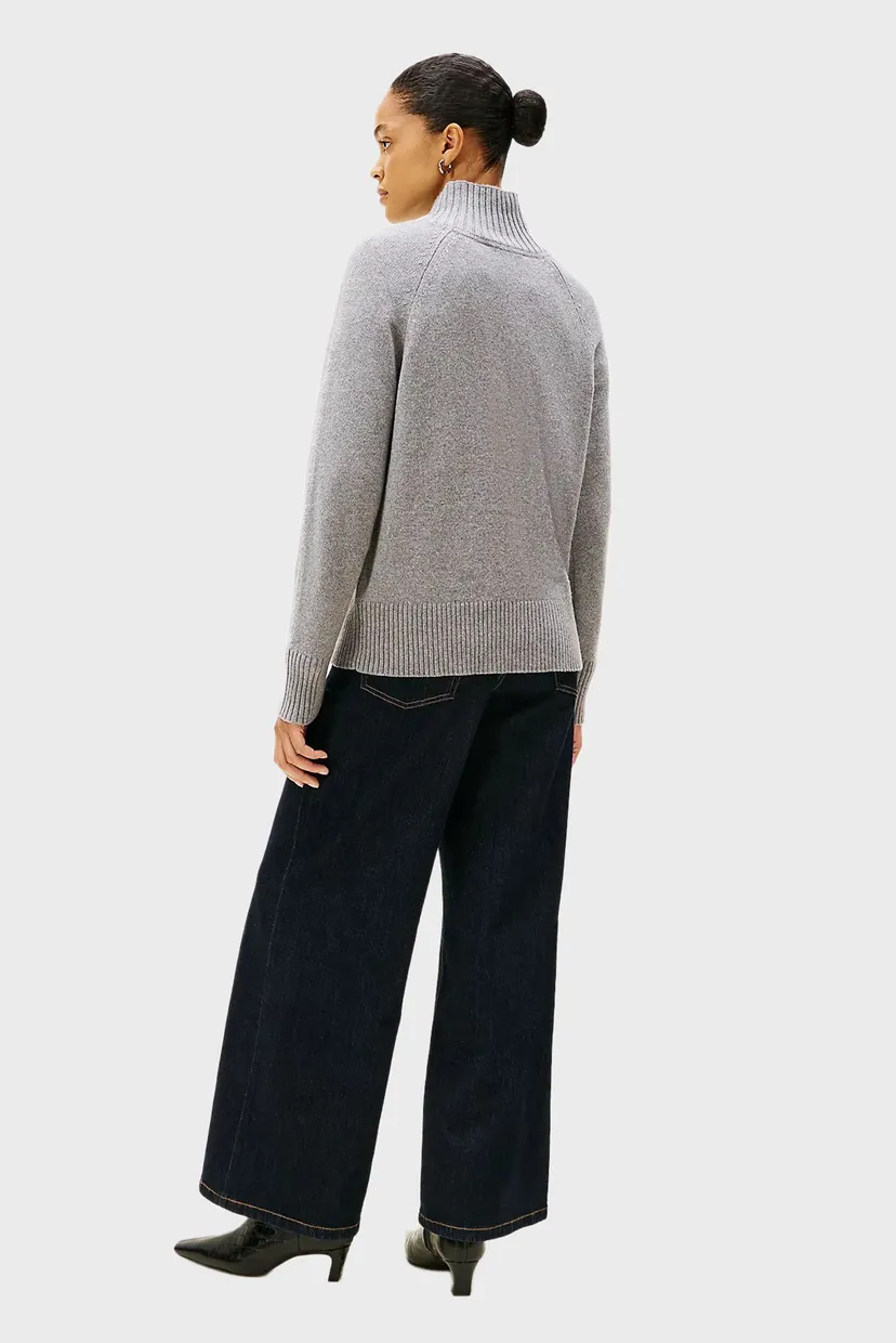 Свитер WOOL BLEND GRAPHIC MOCK-NK SWT 3