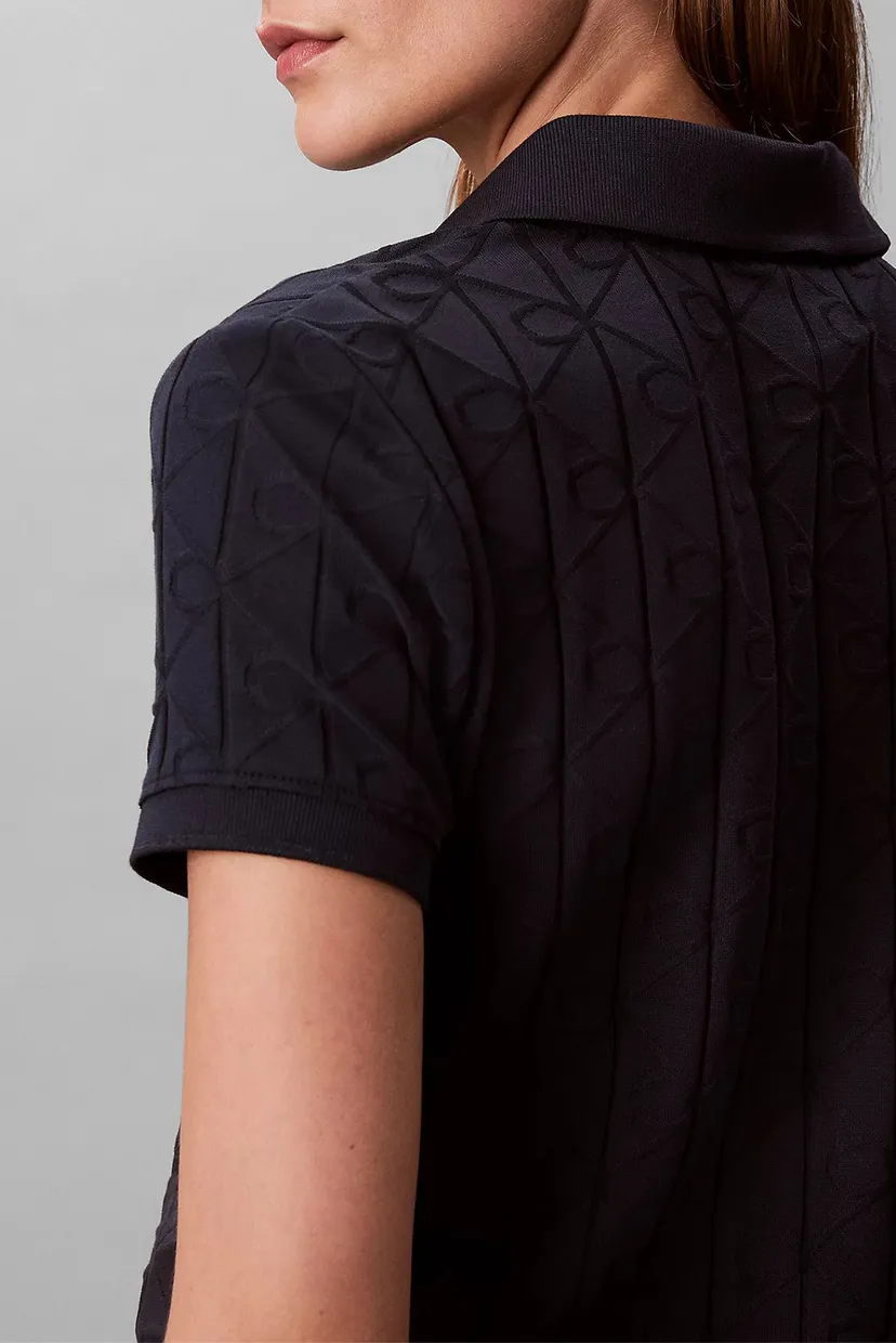 Поло SS AOP JACQUARD POLO TOP 5