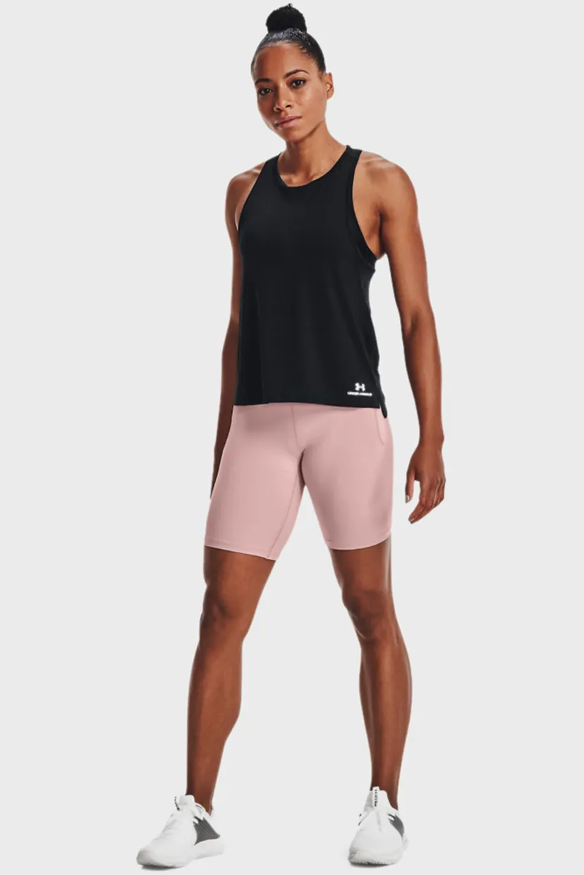Женские розовые шорты UA Meridian Bike Short 8