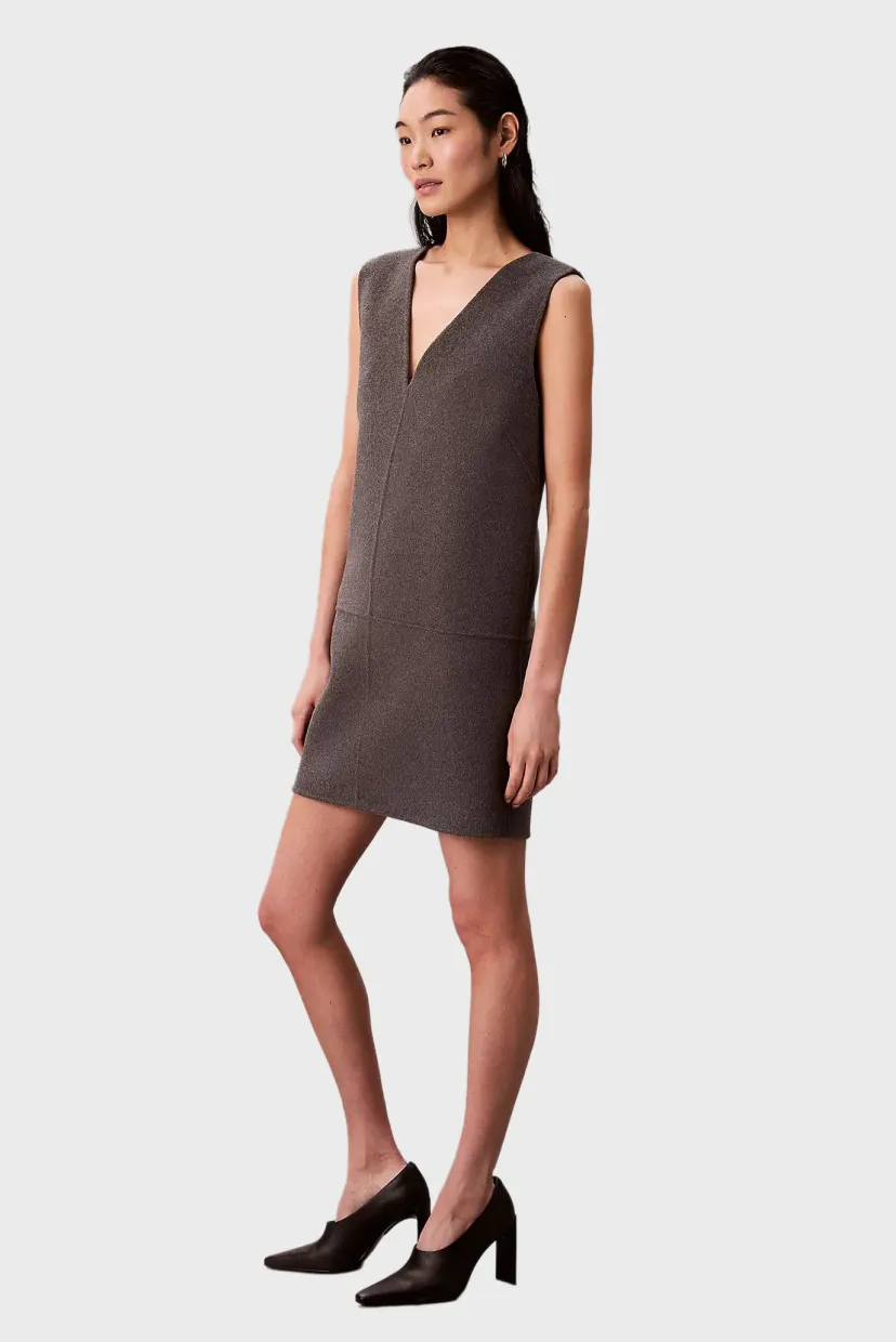 Платье Doubleface V Neck Mini Shift Dre 5