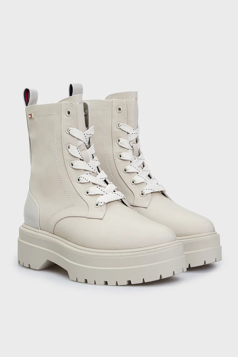 Женские бежевые ботинки FLAG VENTILE LACE UP BOOT 3