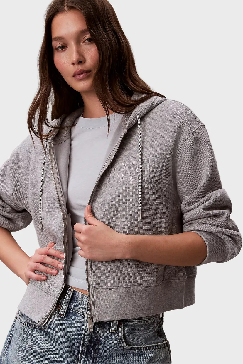Реглан LS RLXD INTRLCK CROP FULL ZIP SW 5