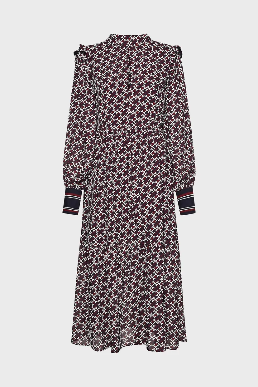 Платье CHIFFON MONOGR DRESS LS 6