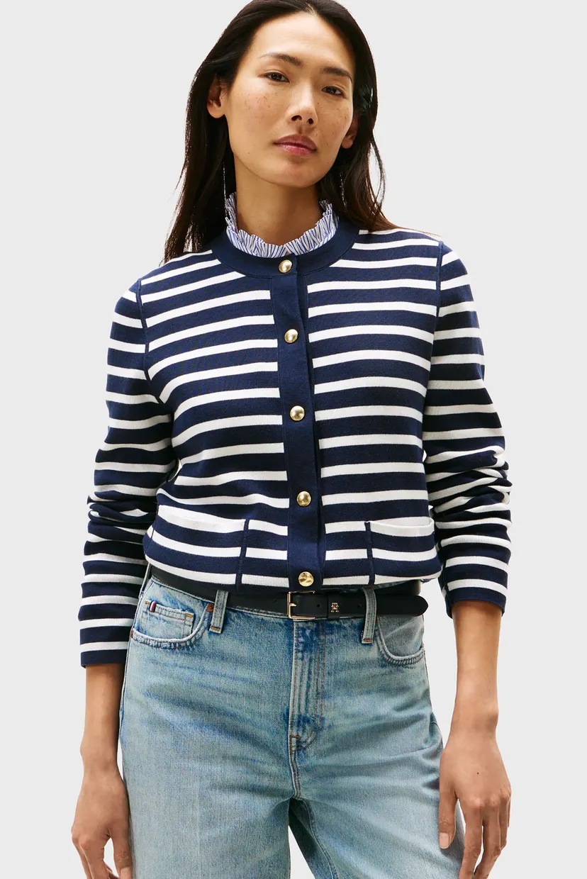 Кардиган CO JERSEY REVERSIBLE LS CARDI 5