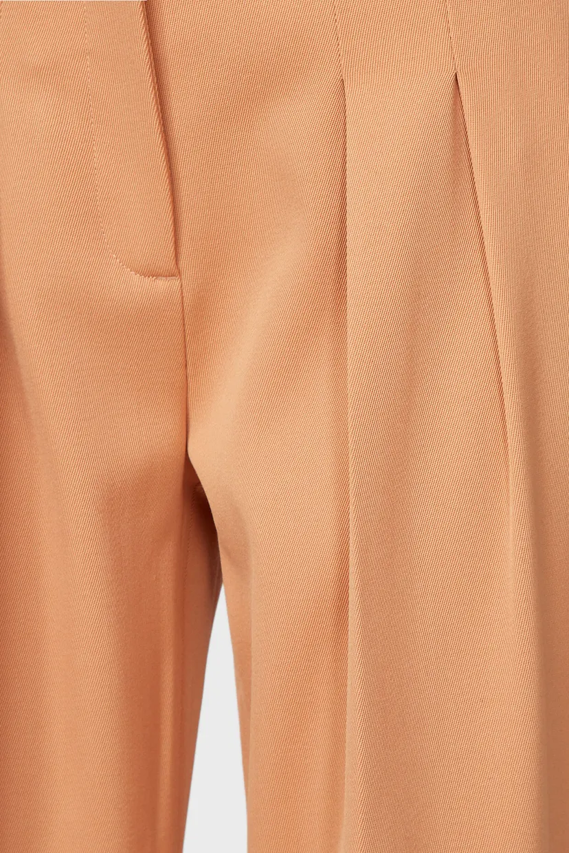 Брюки/WOOL TWILL PLEATED STRAIGHT PANT 3