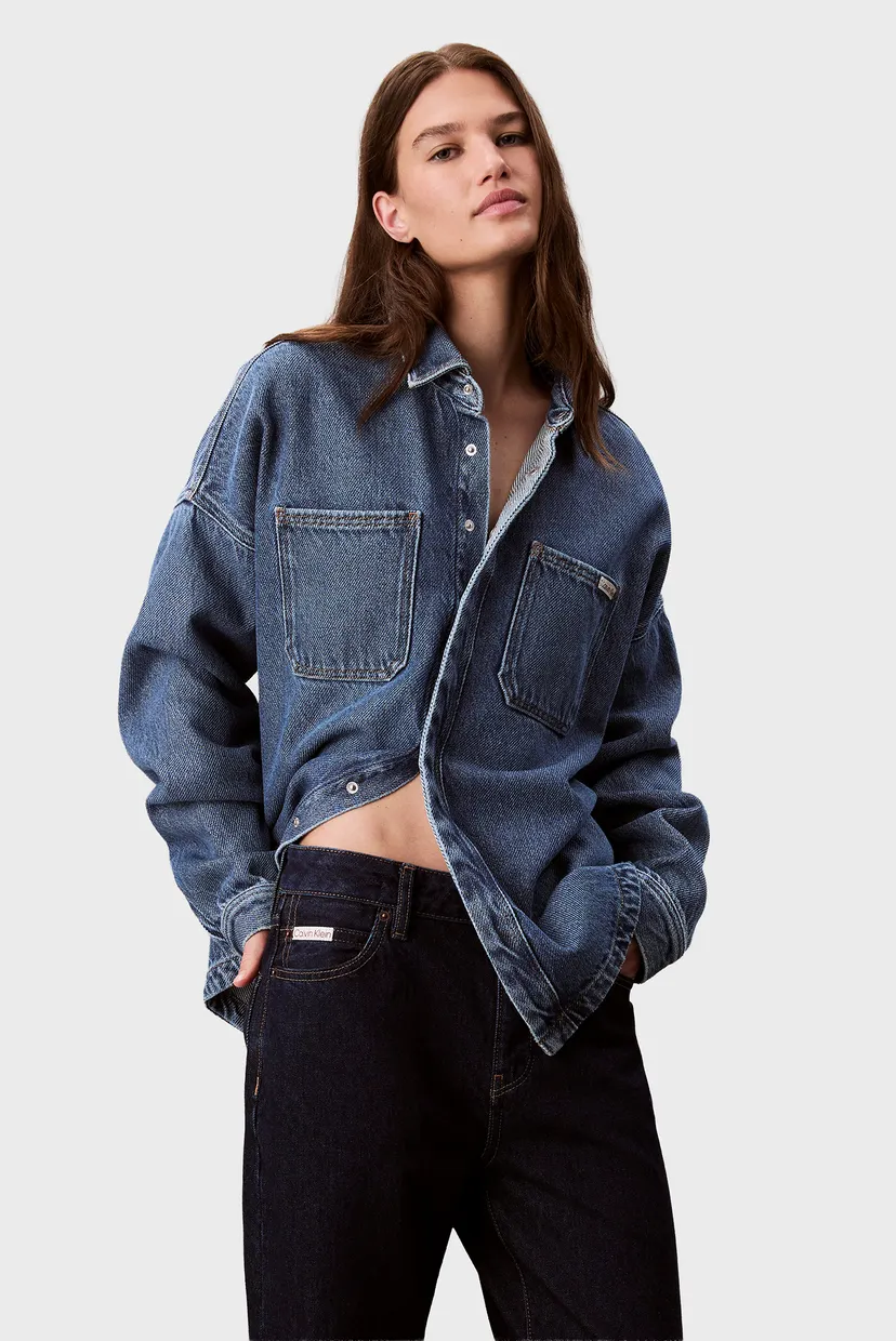 Джинсы RELAXED CROP CUFF CK INDIGO JACQ 4