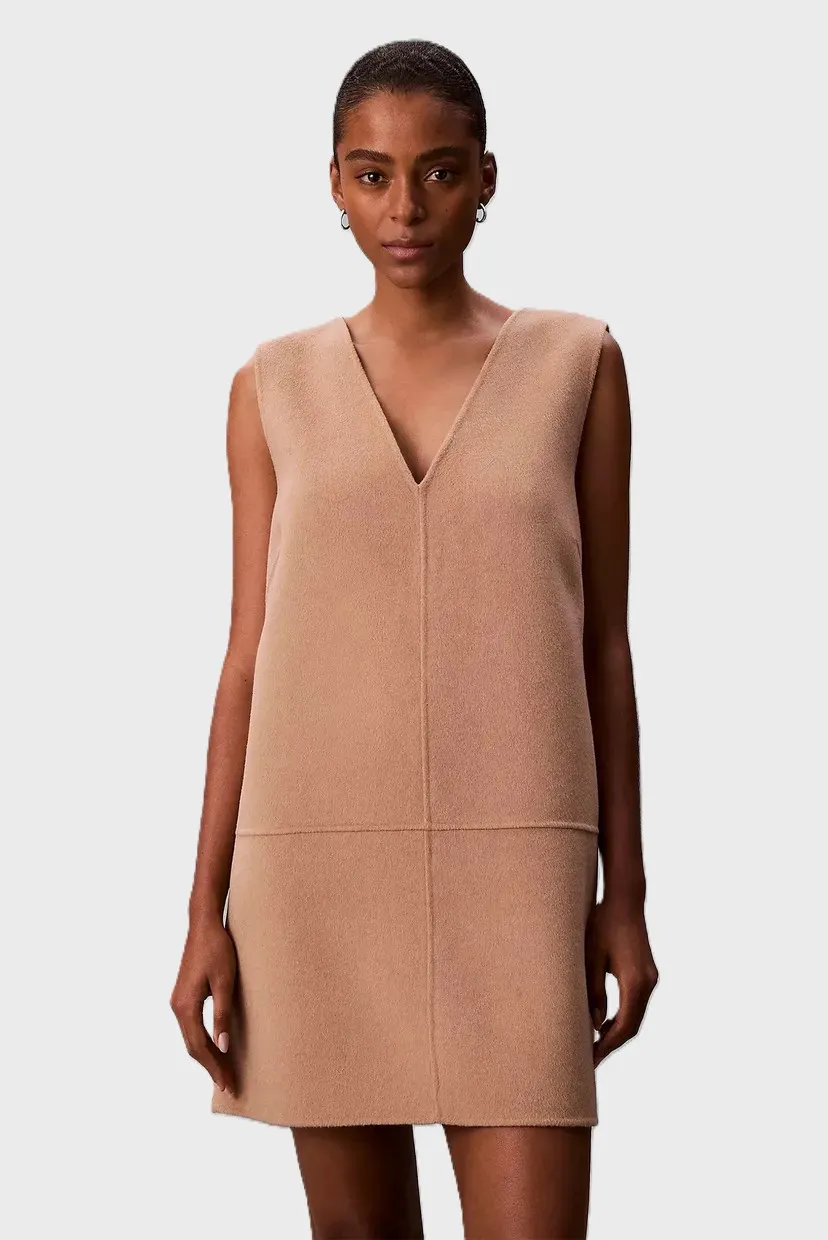 Платье Doubleface V Neck Mini Shift Dre 3
