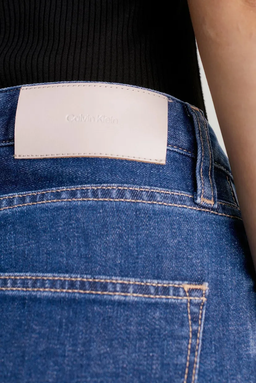 Женские синие джинсы MID RISE SLIM - MID BLUE 4