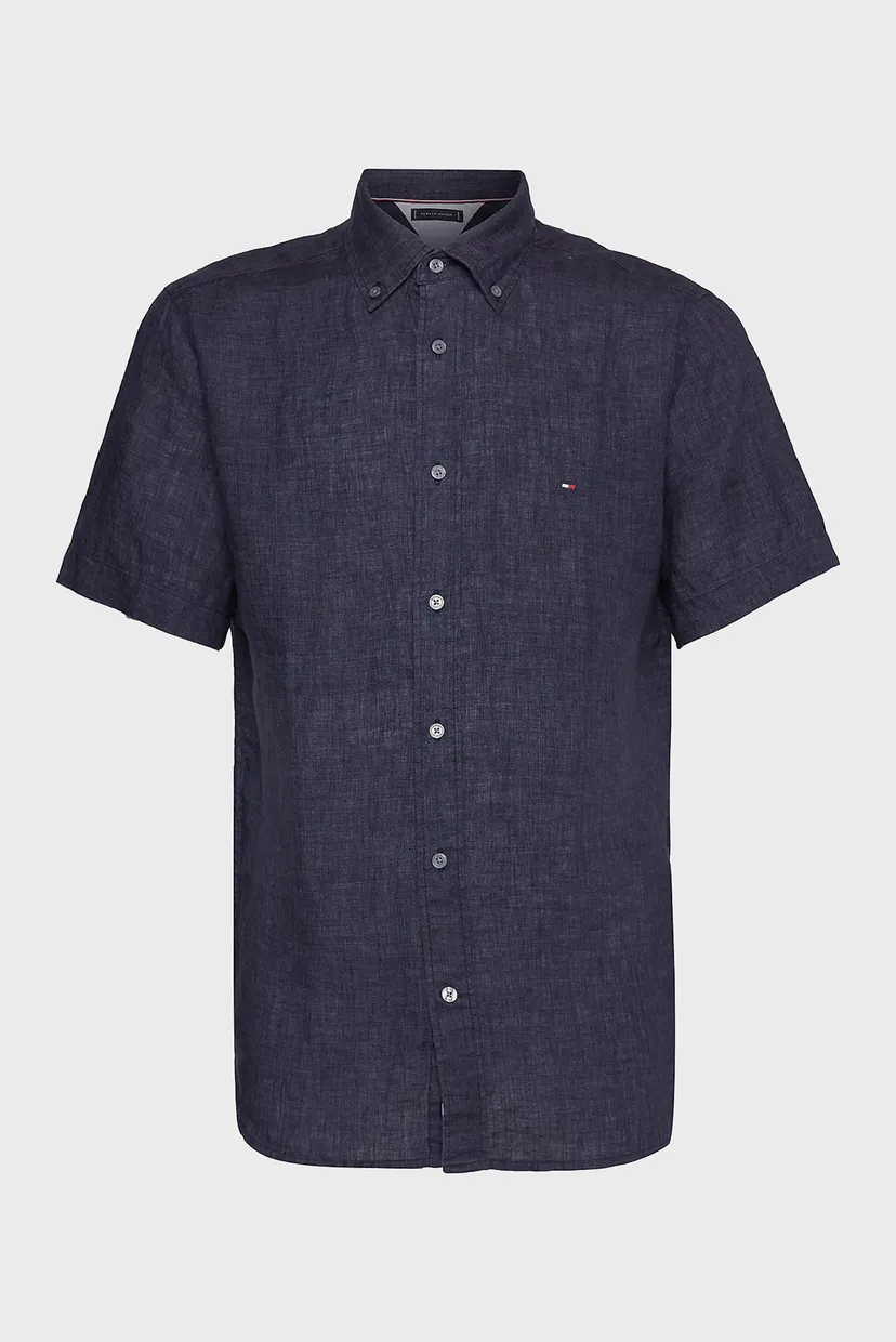Рубашка с коротким рукавом PIGMENT DYED LINEN RF SHIRT S S 10