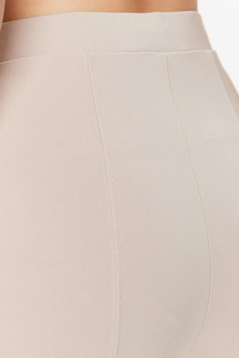 Женские бежевые брюки LOGO ELASTIC MILANO 5