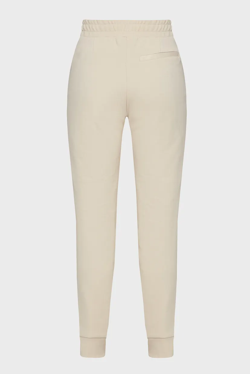Женские бежевые спортивные брюки MICRO LOGO ESS SLIM JOGGER 5