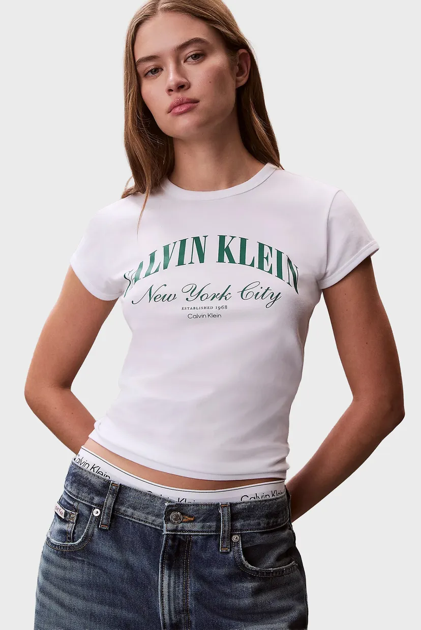 Футболка SS GRAPHIC LOGO BABY TEE 5