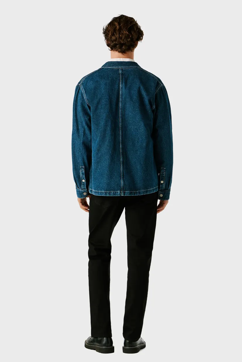 Рубашка OTTO OVERSHIRT PETROL BLUE 4
