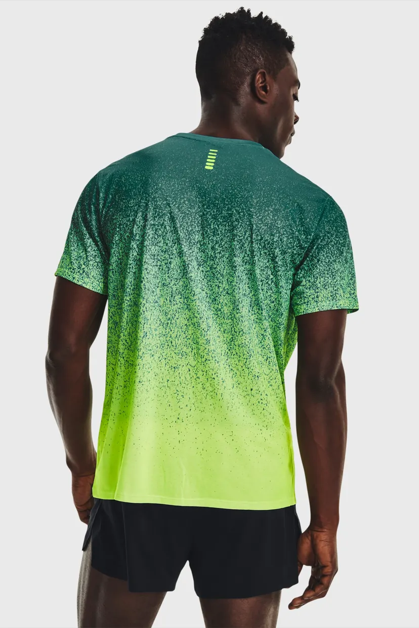 Мужская зеленая футболка UA RUSH CICADA SHORTSLEEVE 9
