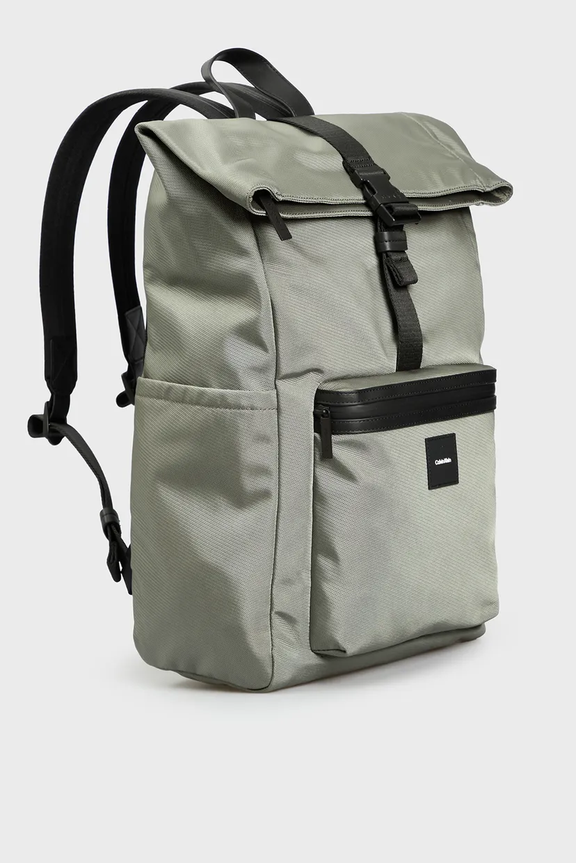 Мужской оливковый рюкзак CK ESSENTIAL FOLDED BP 3