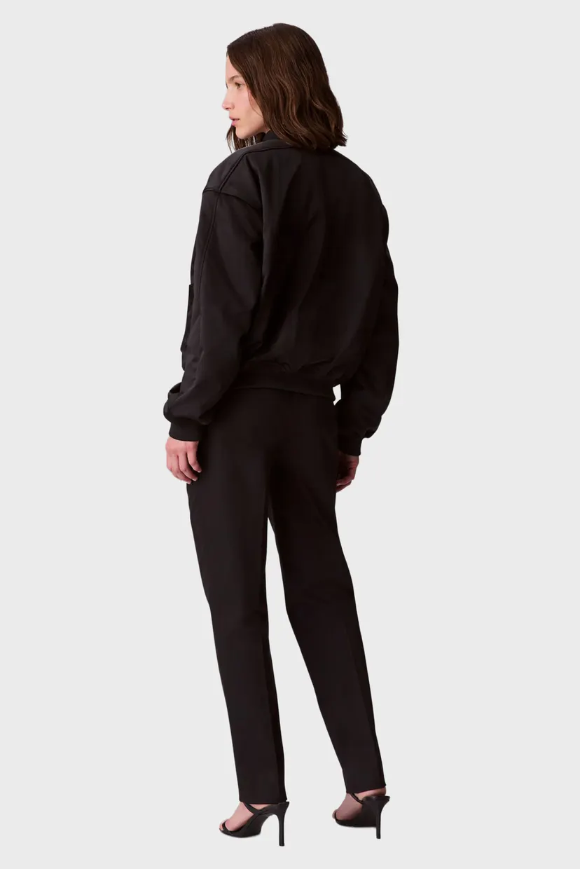 Черный Бомбер SATIN BOMBER 3