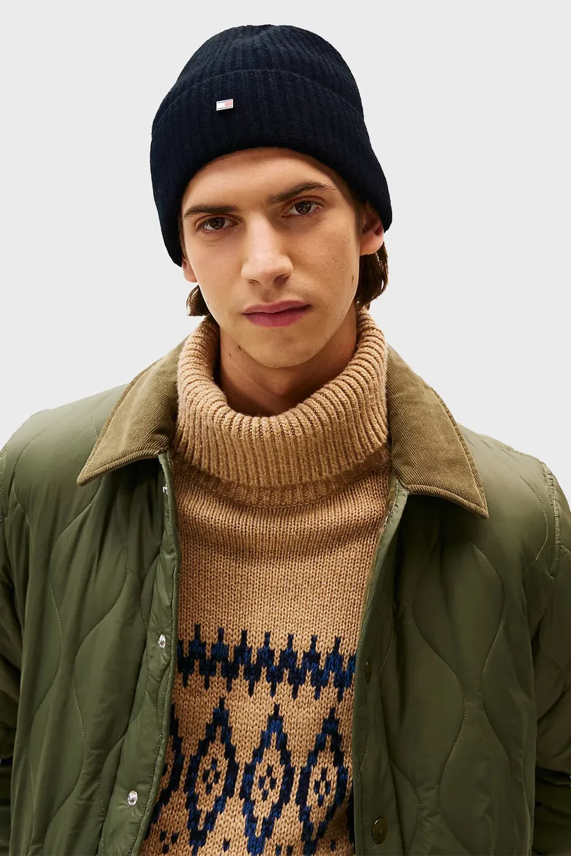 Шапка TH FLAG CASHMERE BEANIE 4