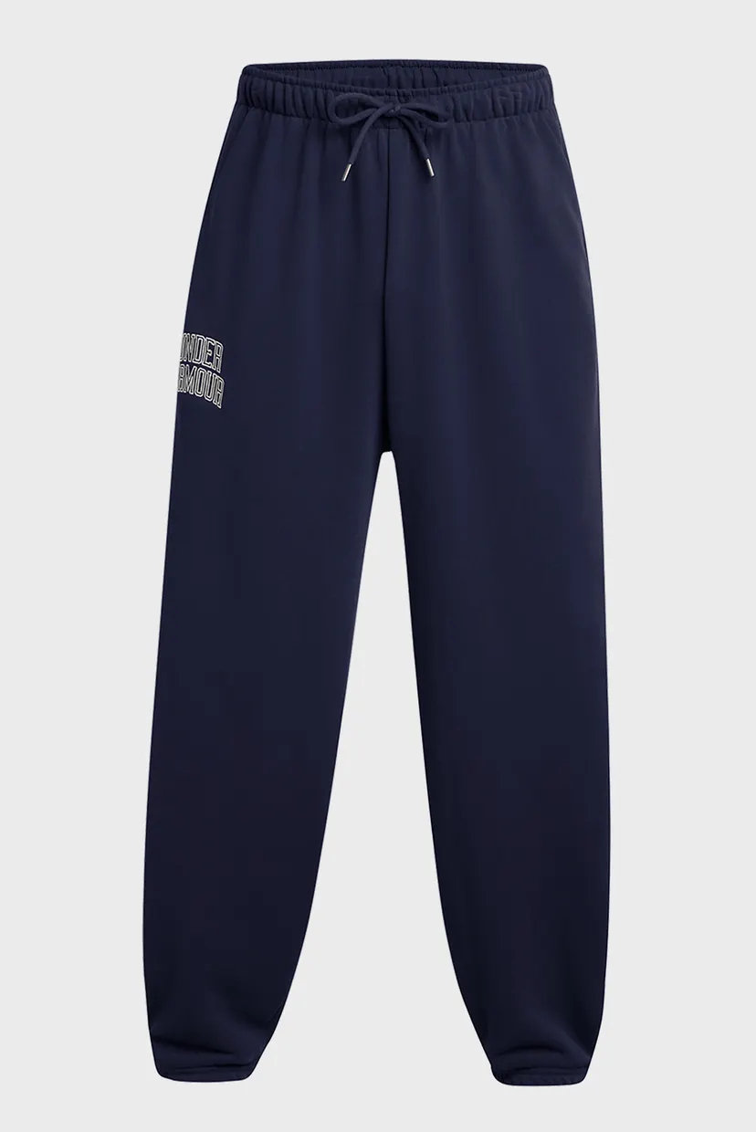 Мужские темно-синие спортивные брюки UA Icon HWT Terry OS Pant 5