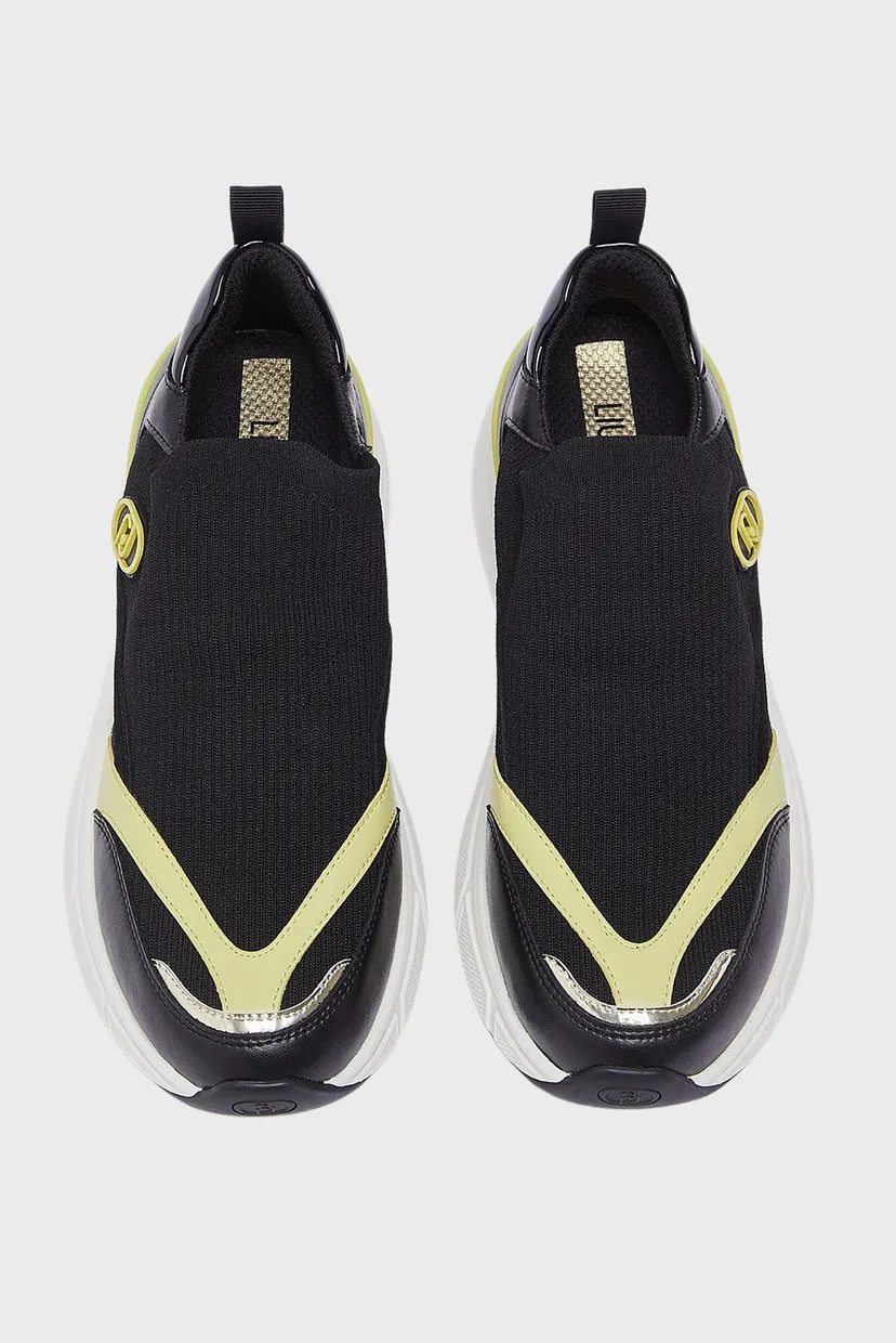Кроссовки LJ01 08 - SNEAKER SPREADING KNIT BLACK CITRONETTE 4