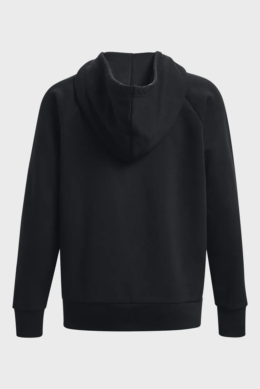 Женское черное худи UA Rival Fleece FZ Hoodie 6