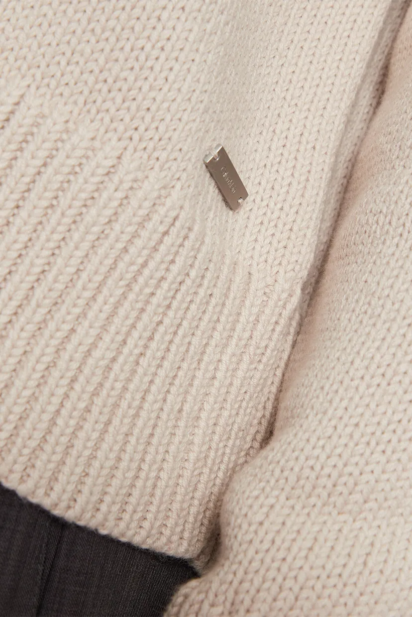 Свитер COTTON BLEND HIGH-NECK SWEATER 5