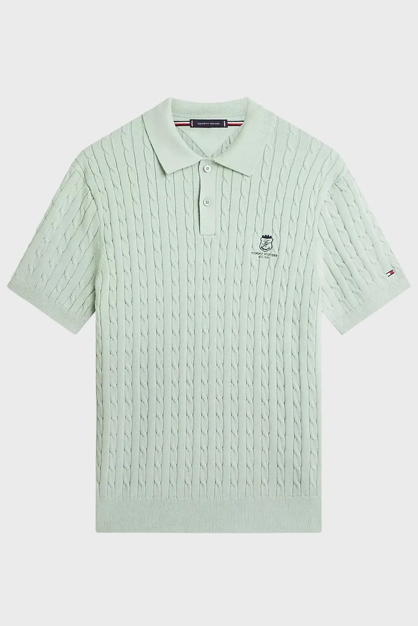 Поло CABLE SHORT SLEEVE POLO 5