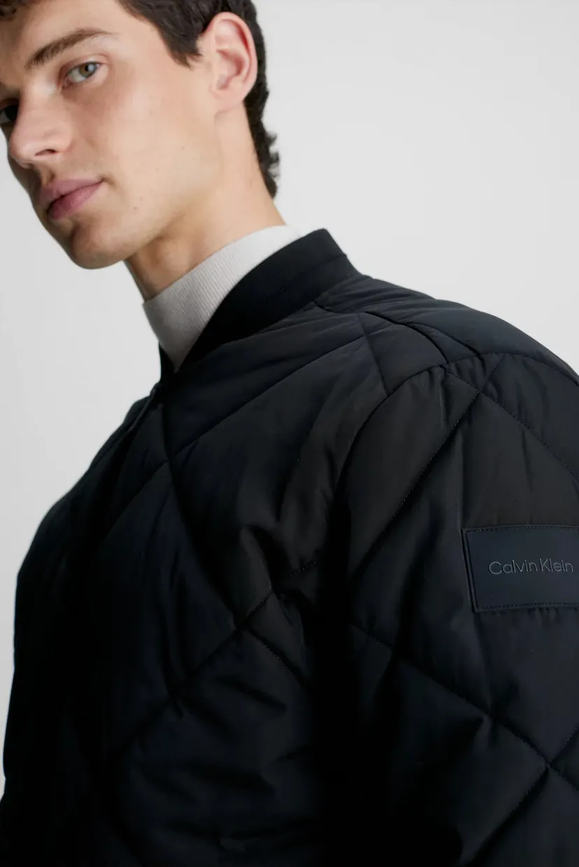 Мужской черный бомбер SIGNATURE QUILT 4