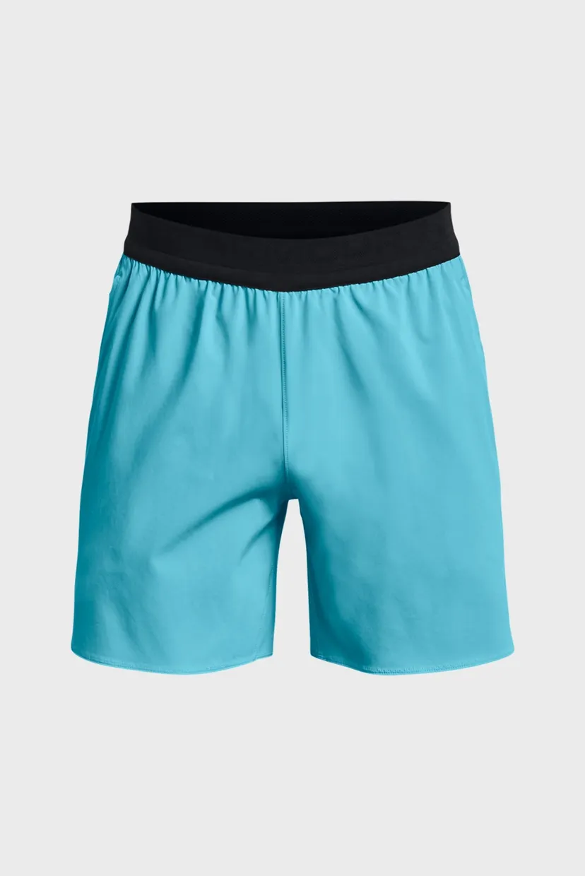 Мужские голубые шорты UA Peak Woven Shorts 5