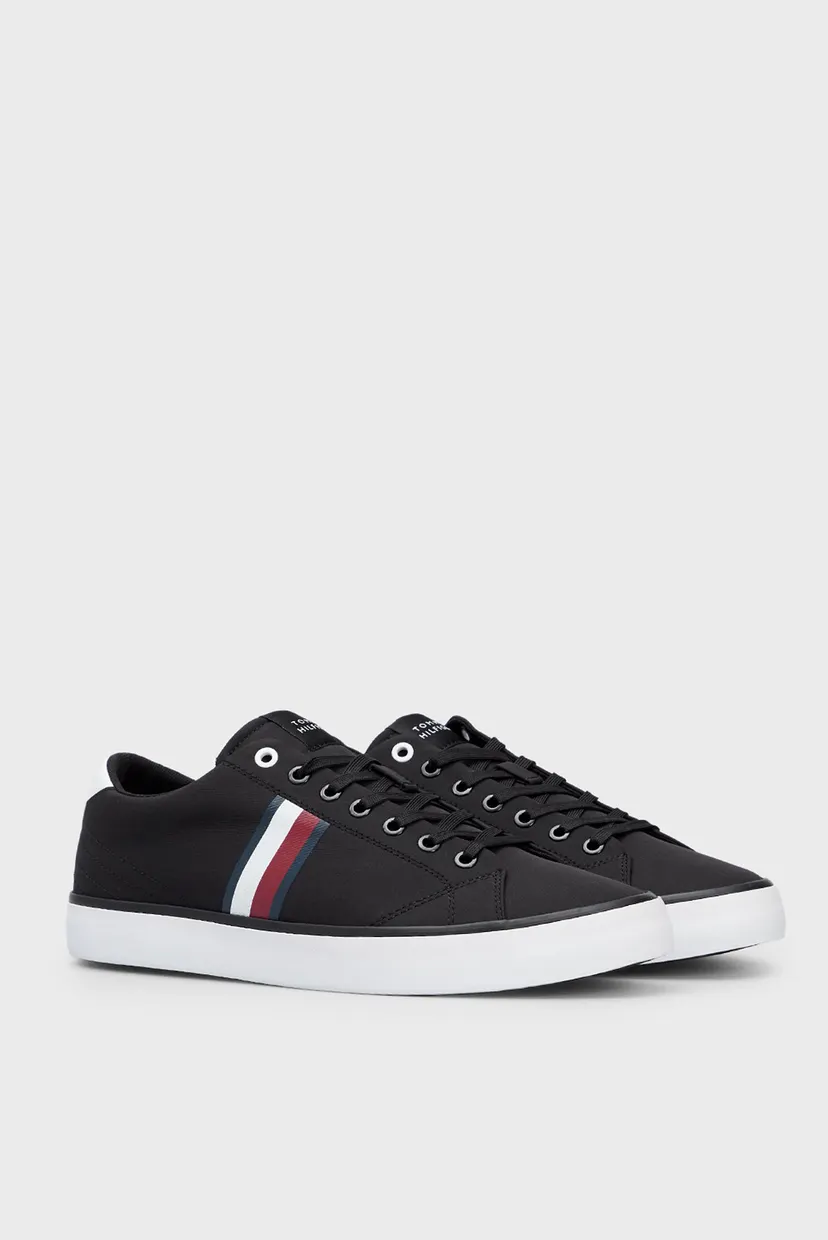 Мужские черные кеды TH HI VULC LOW STRIPES MESH 3