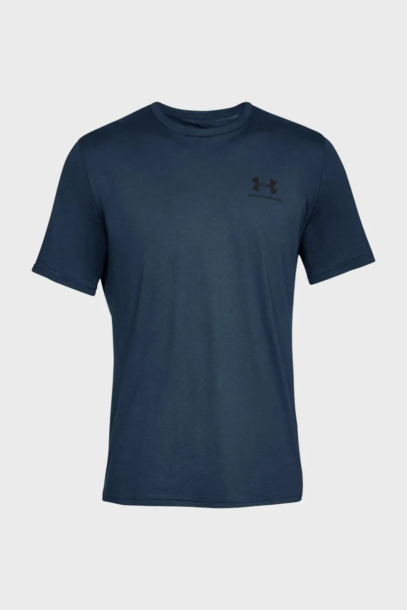 Мужская синяя футболка SPORTSTYLE LEFT CHEST SS 4