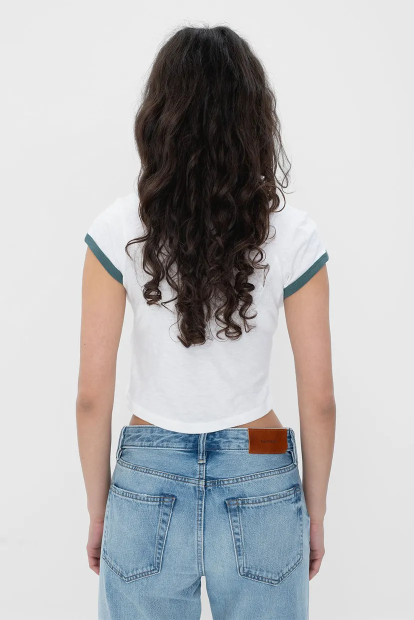 Футболка SS CASHMERE BLND GRAPHC BABY TEE 4