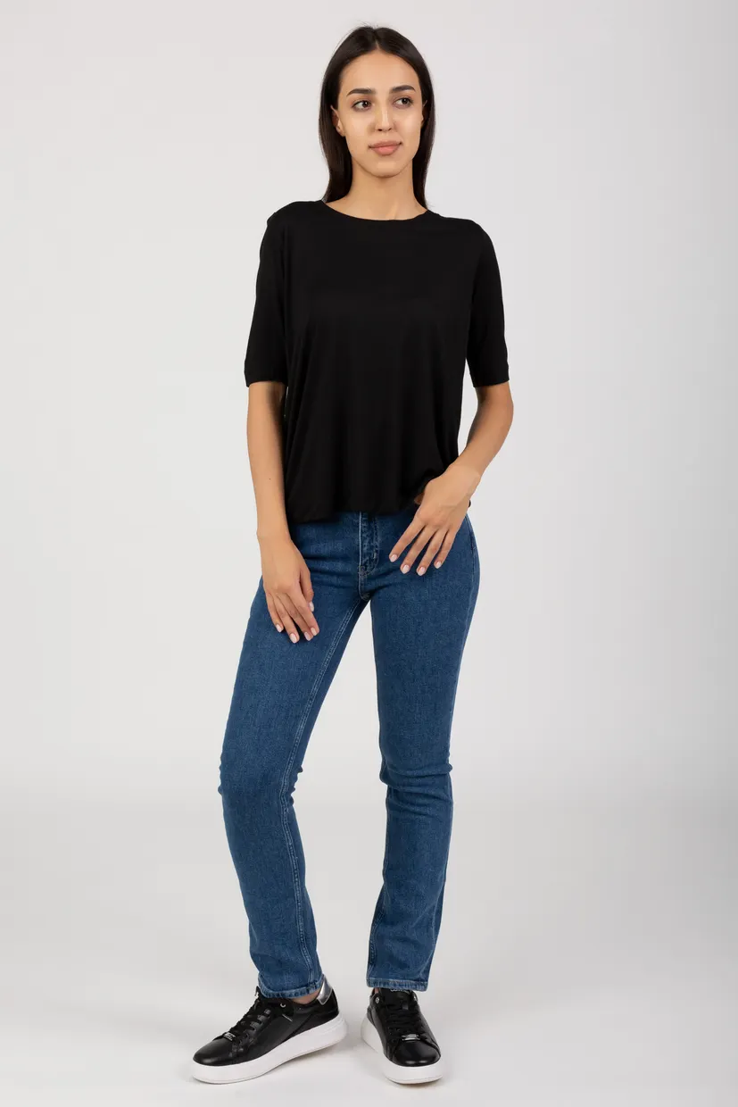Футболка MODAL SILK RELAXED CREW NECK TEE 5