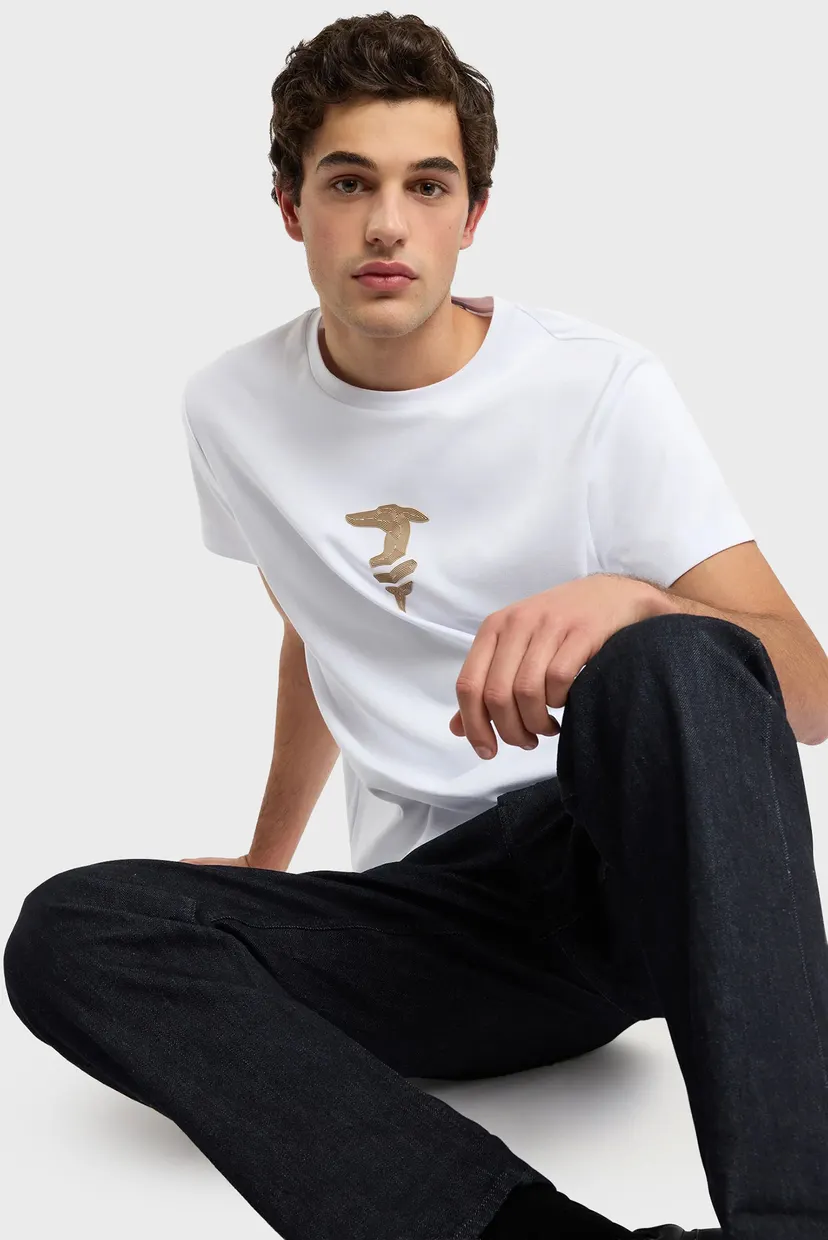 Футболка MTS10J05 REGULAR MERCERIZED COTTON T-SHIRT 4